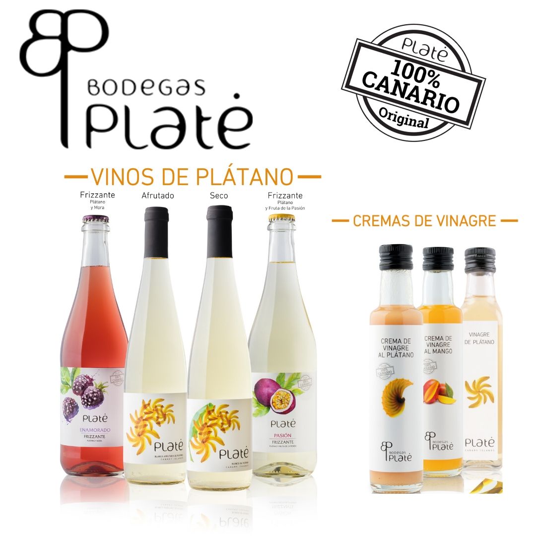 El vino de plátano tiene nombre, PLATÉ. Descubre bodegas PLATÉ